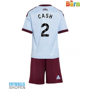 Billiga Aston Villa Matty Cash #2 Tredjeställ Barn 2026-27 Kortärmad (+ Korta byxor)